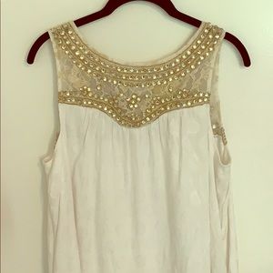 💎Little white dress from Anthropologie 💎